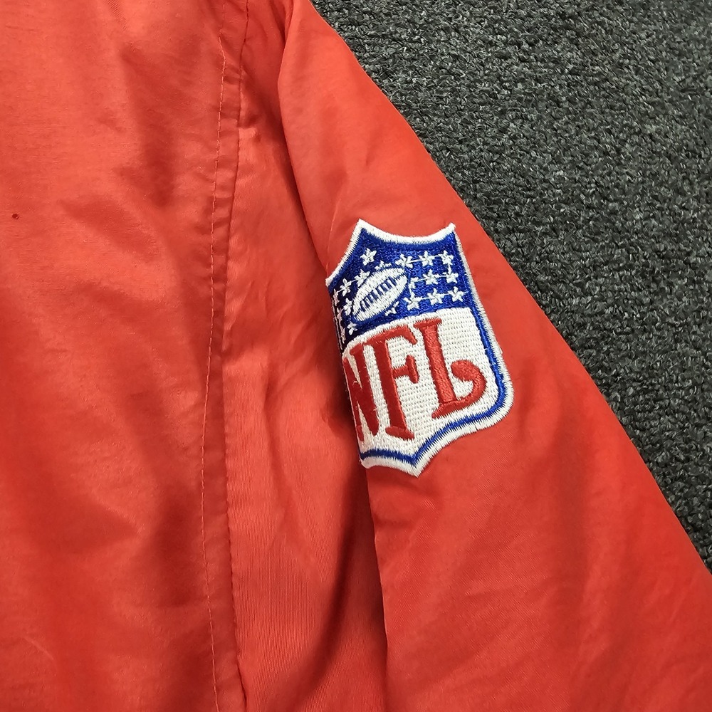 Vintage Starter San Francisco 49ers Jacket Mens Large Red Full Zip Hooded 90s - Picture 4 of 15